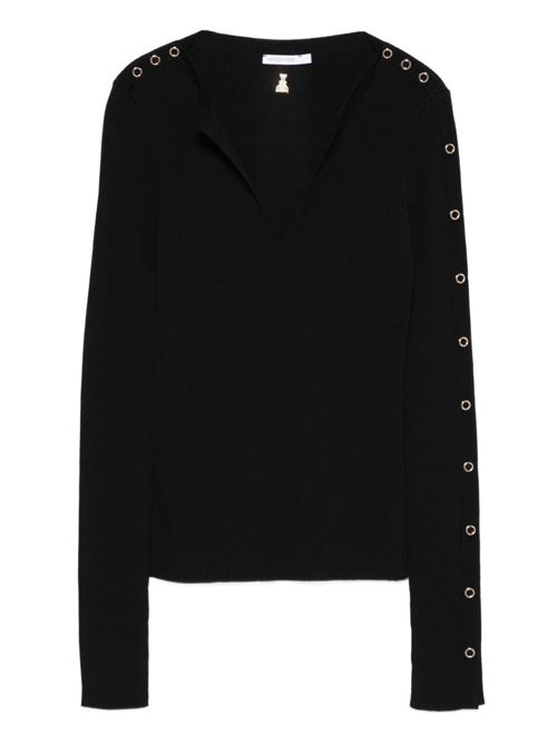 Maglia donna a costine con scollo a V PATRIZIA PEPE | 8K0328K280K103